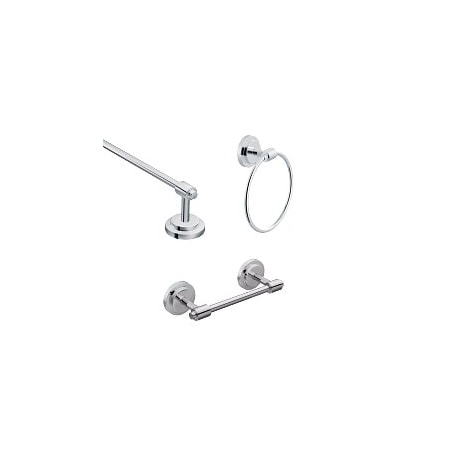 Moen Iso 3 Piece Kit Ch Ph, 18Tb, Tr DN0793CH